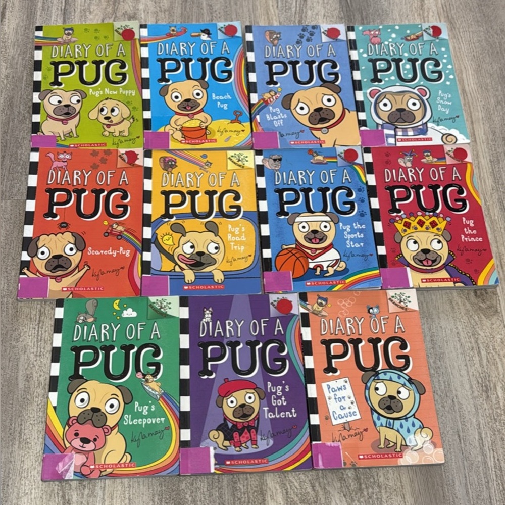 Scholastic 'Diary of a Pug' Colorful Book Collection